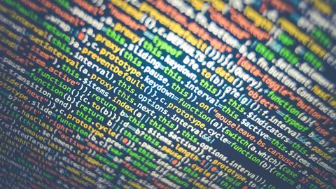 ソースコードの画面のイメージ写真