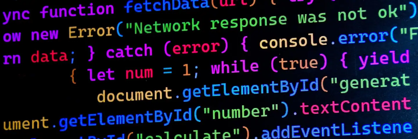 ソースコードの画面のイメージ写真